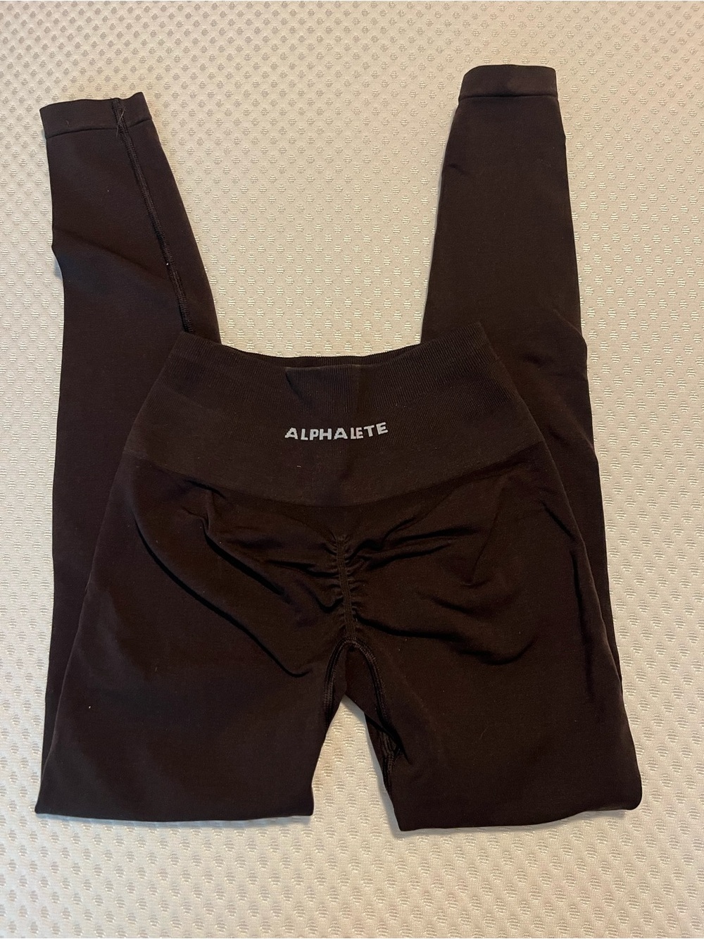Alphalete Brown Scrunch Back Leggings XS
